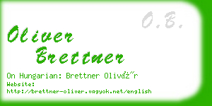 oliver brettner business card